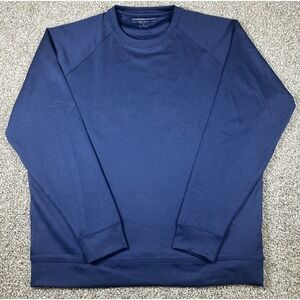 Holderness & Bourne The Betts Performance Golf Sweatshirt Navy Crewneck Large